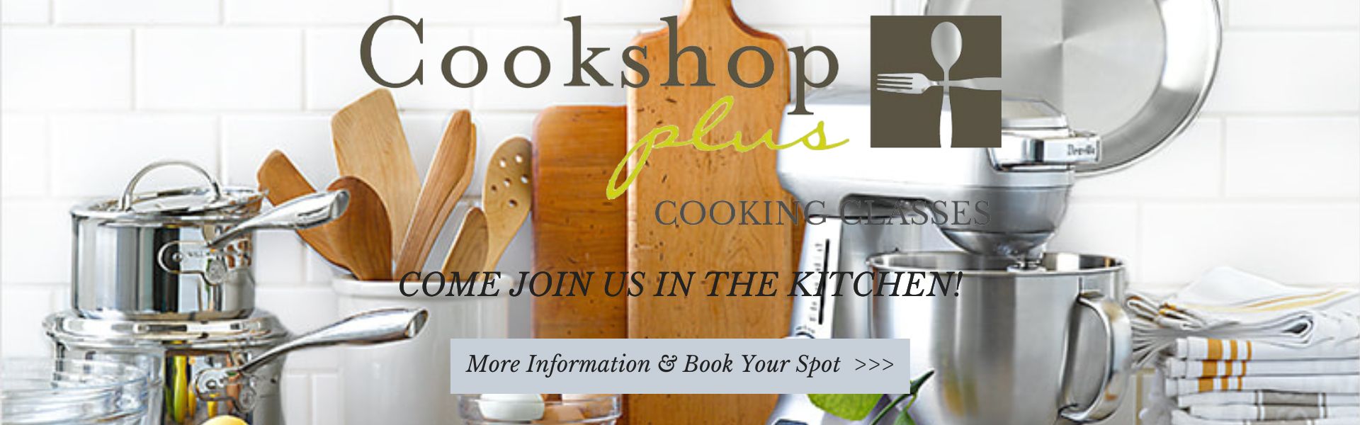 Cooking Class Homepage Banner Image
