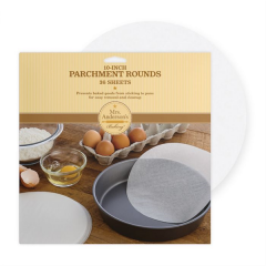 Mrs. Anderson's Baking Bleached Round 10" Cake Parchment Paper