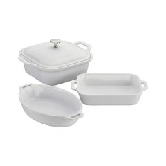 Staub Ceramic 4-piece Baker Set - White