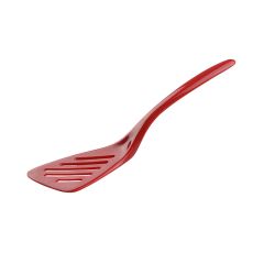Melamine 7.25" Mini Slotted Turner - Red 