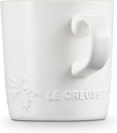 Le Creuset Holly Collection 12oz Mug -  White