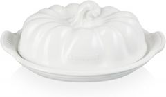 Le Creuset Pumpkin Butter Dish - White
