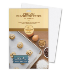 Pre-Cut Parchment Paper Sheets - 24pk