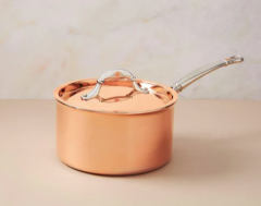 Ruffoni Symphonia Cupra Copper 4-qt Saucepan with Lid