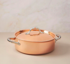 Ruffoni Symphonia Cupra Copper 5-qt Braiser with Lid