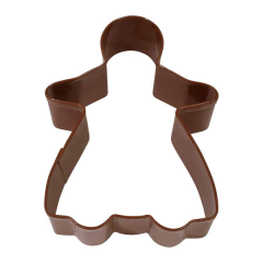 Gingerbread Girl Cookie Cutter - Brown