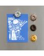 Nordic Ware Set of 4 Bundt Magnets