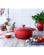 Le Creuset Signature 5.5 qt  Round Dutch Oven - Cerise
