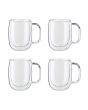 Zwilling Sorrento Plus 4-pc Double-Wall Glass Coffee Mug Set