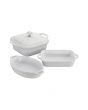 Staub Ceramic 4-piece Baker Set - White