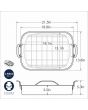 Nordic Ware Extra Large Copper Roaster with Rack