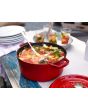 Staub Round 5.5qt Dutch Oven - Red