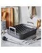ZWILLING Motion Non-stick Hard Anodized Roaster Pan Set