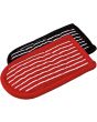 Lodge Striped Hot Handle Holders - Mitts Set of 2