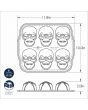 Nordic Ware Haunted Skull Cakelet Pan