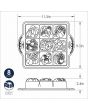 Nordic Ware Seasonal Squares Cake Pan