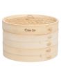  Bamboo Steamer with Lid - 10-inch