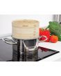  Bamboo Steamer with Lid - 10-inch