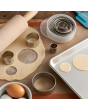 Baking Round Cutter Set with Reusable Storage Container 
