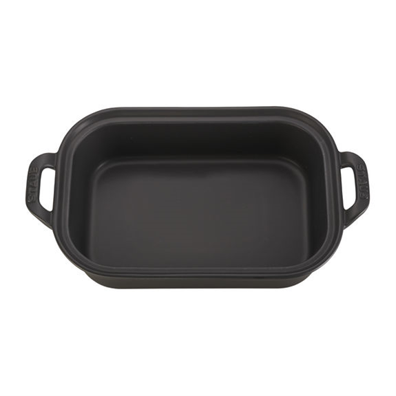 Staub Cast Iron Mini Rectangular Baker - Matte - Black