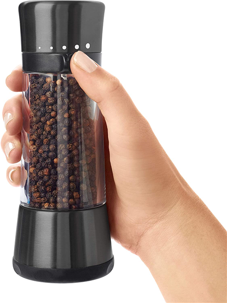 OXO Good Grip Sleek Mess-Free Pepper Mill with Adjustable Grind