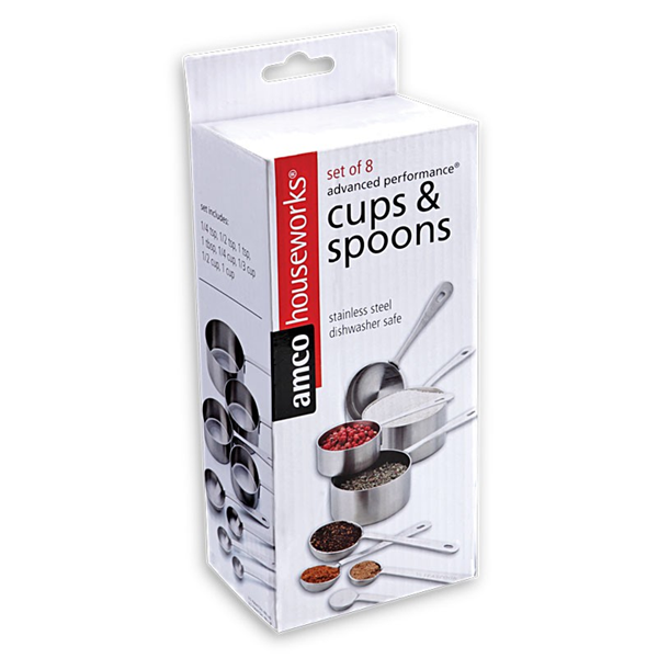 Amco Professional Performance Measuring Cups and Spoons Set