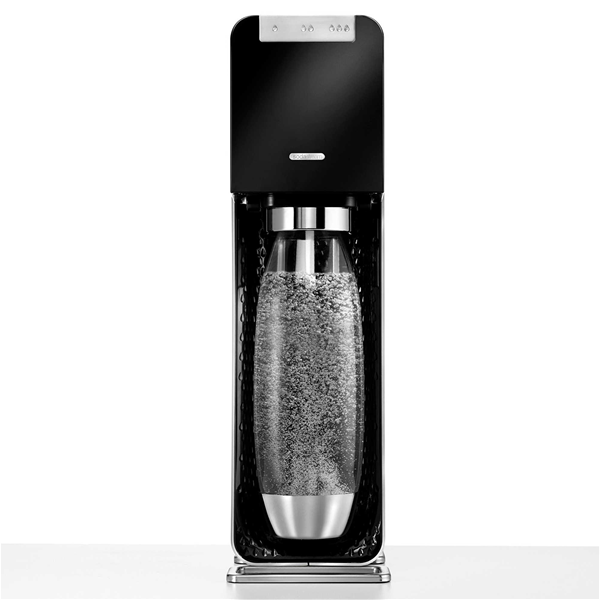 SodaStream Power Metal Starter Kit - Stainless Steel & Black