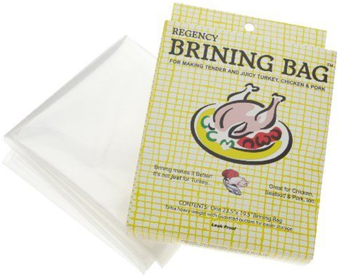 Regency Wraps Brining Bag for Making Juicy, Flavorful Turkey