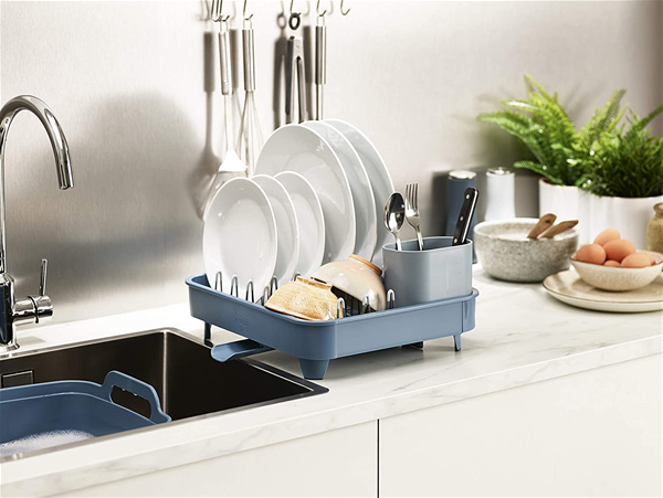 Dish Drying Rack,Kitchen Counter Expandable Dish Rack with