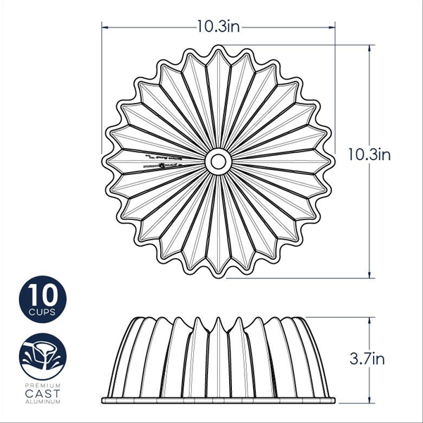 Nordic Ware Brilliance Bundtlette Pan