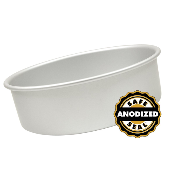 Fat Daddio's Anodized Aluminum Round Cake Pan, 8 x 3 inch