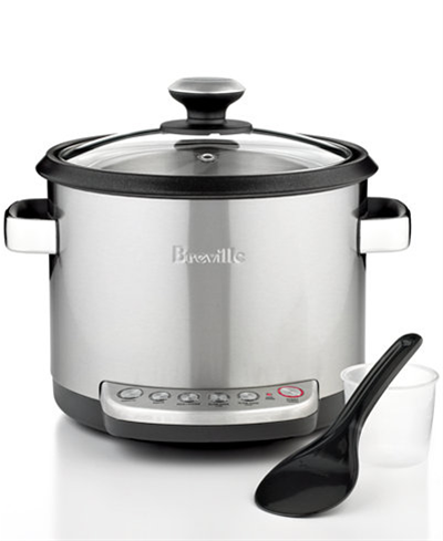 Best Buy: Breville the Risotto Plus Slow Cooker, Rice Cooker and Steamer  Brushed Stainless-Steel BRC600XL