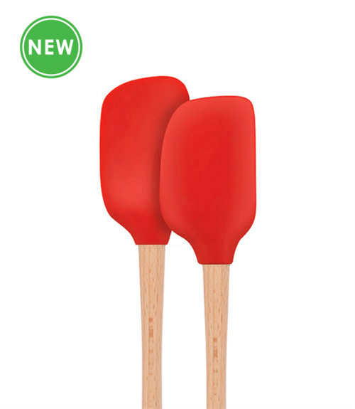 Tovolo Flex-Core All Silicone Spoonula Red