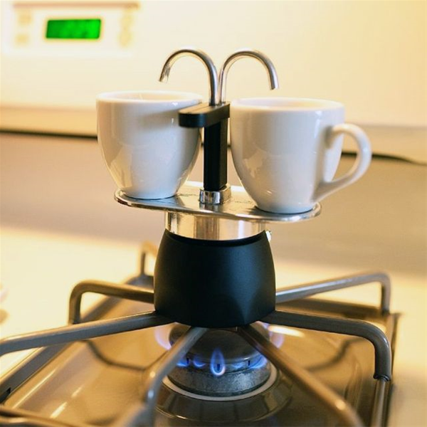 Bialetti Moka Mini Express Espresso Maker - 2 Cup (Black Base)