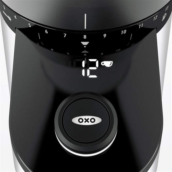 OXO Good Grips Conical Burr Grinder with Intelligent Dosing Scale