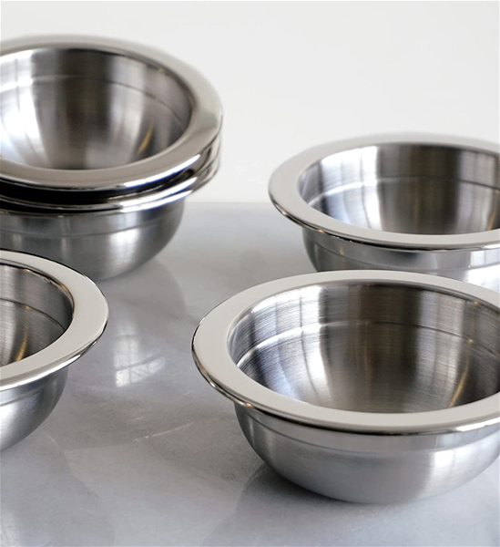 RSVP Stainless Steel Prep Bowl 8-Piece Set