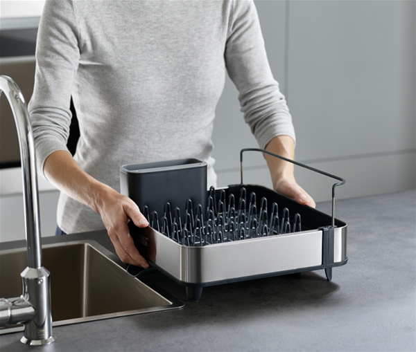 Joseph Joseph Extend Steel Expandable Dish Rack With Draining