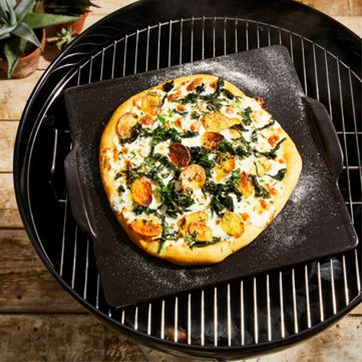 Emile Henry Square Pizza Stone - Charcoal