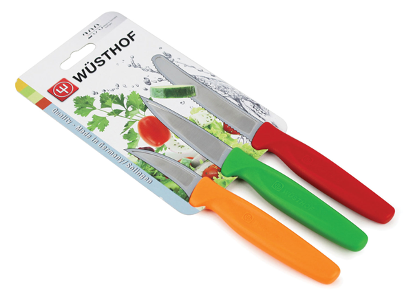 Wusthof Zest 3-piece Paring Knife Set