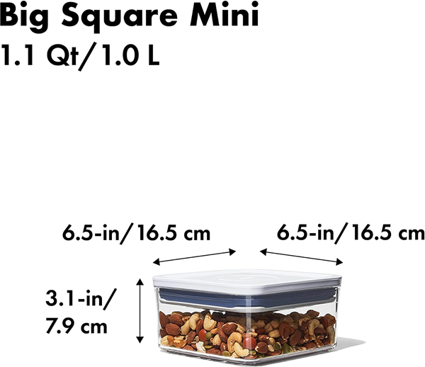 OXO Pop 2.0 Container | Big Square Mini 1.1-qt - 11233700