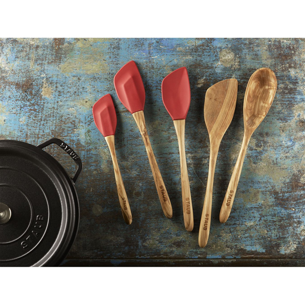 Staub Silicone with Wood Handle Cooking Utensil Sets