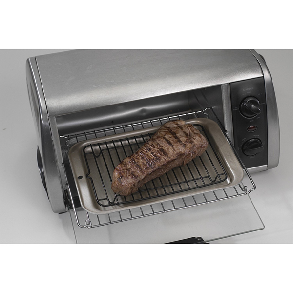 Toaster oven sales broiler rack