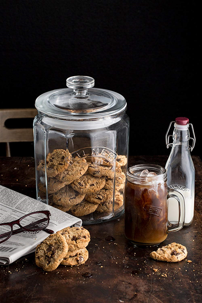 Kilner 2 Litre Glass Storage Cookie Jar Pasta Rice Biscuit Pot