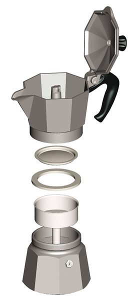 Bialetti Moka 9 Cup – Spicy Caribbee