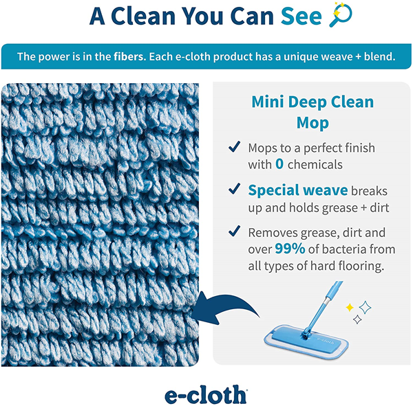 Mini Deep Clean Mop by E-Cloth