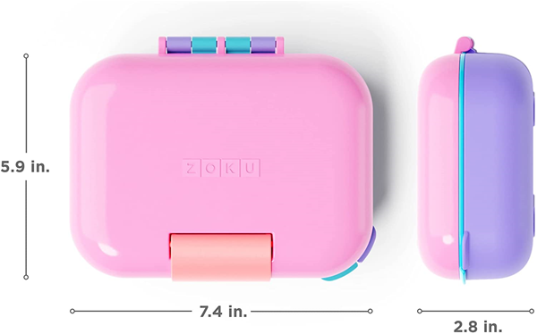 Zoku Neat Bento Jr Lunch Kit - Pink