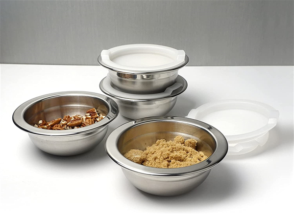 RSVP Stainless Steel Prep Bowl 8-Piece Set