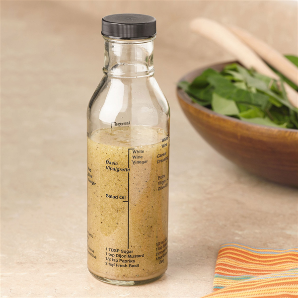 HIC Salad Dressing Mixer Bottle