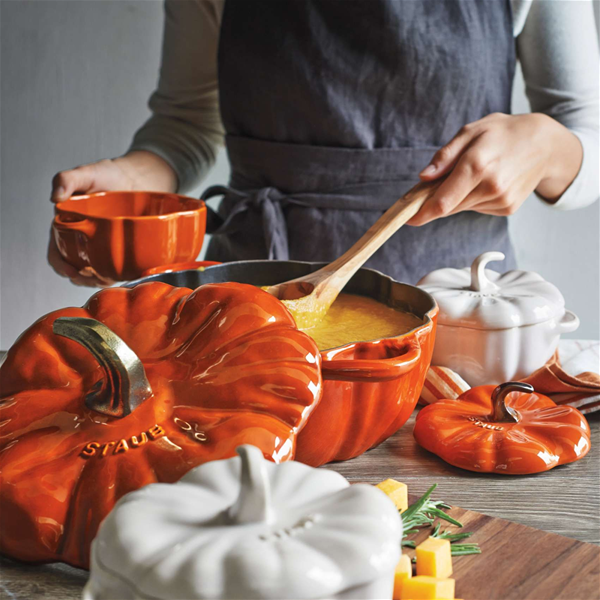 Staub Cast Iron 5.5-Quart Round Cocotte - Burnt Orange