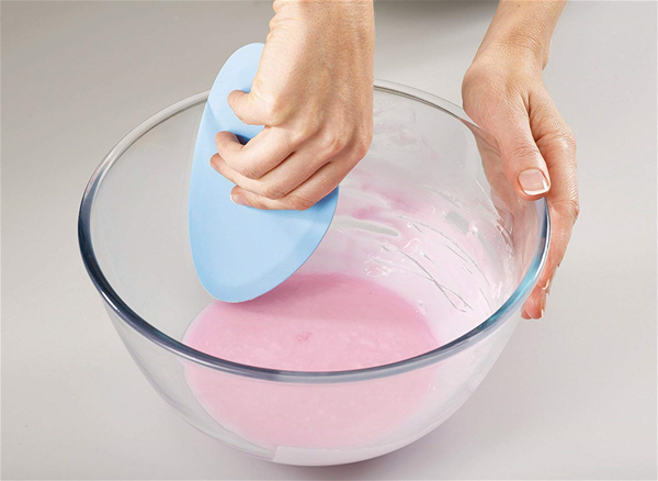 Joseph & Joseph Fin Silicone Bowl Scraper with Integrated Foot Rest